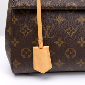 LOUIS VUITTON CLUNY MM BROWN MONOGRAM CANVAS GHW