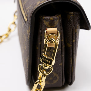 LOUIS VUITTON POCHETTE METIS EAST WEST BROWN / MUTICOLORED MONOGRAM CANVAS