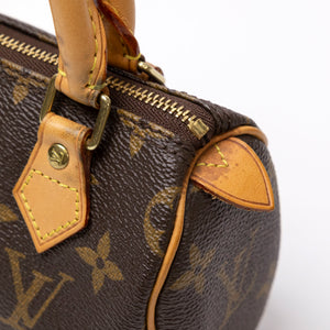 LOUIS VUITTON NANO SPEEDY MONOGRAM CANVAS GHW