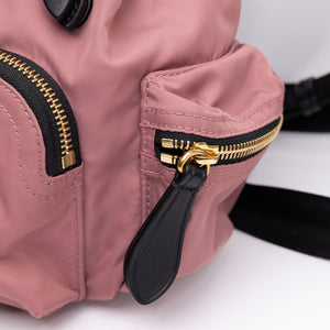 BURBERRY MINI RUCKSACK PINK NYLON BACKPACK GHW