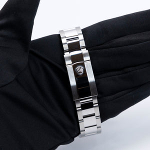 ROLEX DATEJUST 41 WHITE ROMAN DIAL FKUTED BEZEL