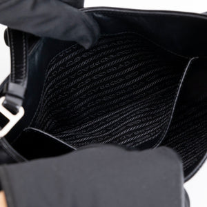 PRADA CLEO BAG BLACK CALFSKIN LEATHER SHW