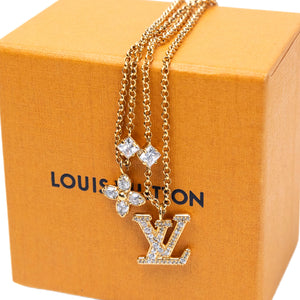 LOUIS VUITTON LADY LV NECKLACE M01845