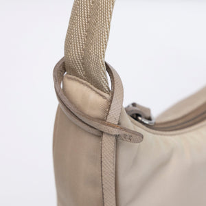 PRADA RE-EDITION 2000 SHOULDER BAG BEIGE NYLON SHW