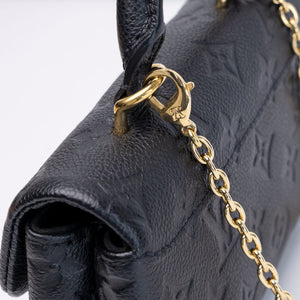 LOUIS VUITTON NANO MADELEINE MONOGRAM EMPREINTE LEATHER BLACK GHW (MICROCHIP)