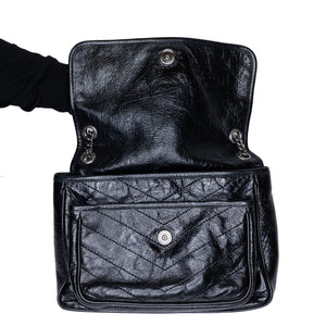 SAINT LAURENT MEDIUM NIKKI BLACK SHW