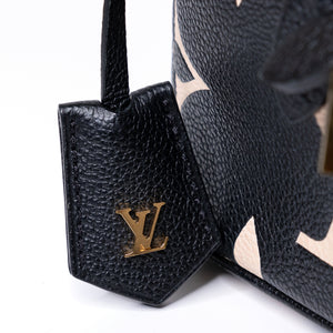 LOUIS VUITTON VANITY PM BLACK/BEIGE CALFSKIN GHW