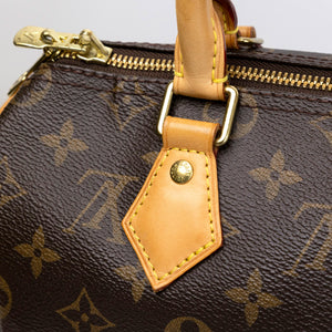 LOUIS VUITTON SPEEDY BANDOULIERE 25 MONOGRAM CANVAS / LEATHER GHW