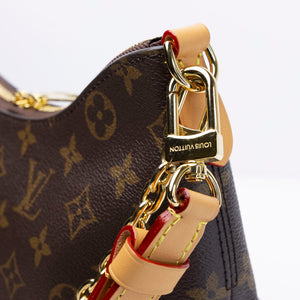LOUIS VUITTON BOULOGNE PM MONOGRAM CANVAS/ LEATHER NATURAL GHW (MICROCHIP)