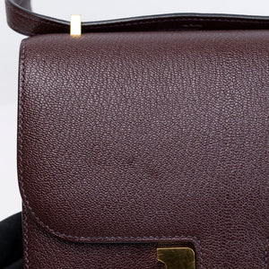 HERMES CONSTANCE MINI EPSOM ROUGH SELLIER GHW STAMP Z