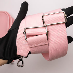 HERMES EVELYNE 23 CLEMENCE LEATHER ROSE SAKURA SHW STAMP K