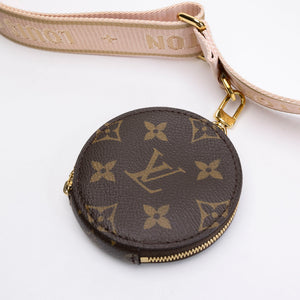LOUIS VUITTON MULTI POCHETTE ACCESSORIES MONOGRAM CANVAS PINK STRAP GHW