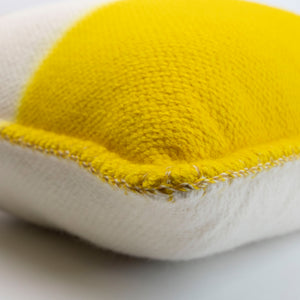 HERMES DYE SANGLE PILLOW CITRON / PAILLE