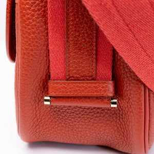 HERMES BOURLINGUE SHOULDER BAG CLEMENCE ROSE JAIPUR GHW STAMP SQUARE Q