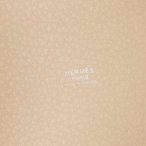 HERMES PICOTIN 18 LOCK BAG NATA SHW STAMP Z