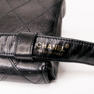CHANEL MATELASSE WAIST POUCH/ BELT BAG WITH COCO MARK