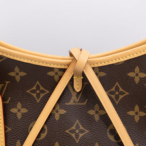 LOUIS VUITTON CARRYALL PM BROWN MONOGRAM CANVAS GHW (MICROCHIP)