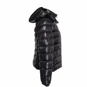 MONCLER BABY HOODED SHORT DOWN JACKET SIZE 2