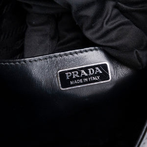 PRADA CLEO BAG BLACK CALFSKIN LEATHER SHW