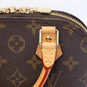 LOUIS VUITTON ALMA BB MONOGRAM CANVAS GHW (MICROCHIP)