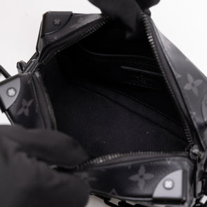 LOUIS VUITTON MINI SOFT TRUNK BLACK MONOGRAM ECLIPSE CANVAS BLACK HARDWARE