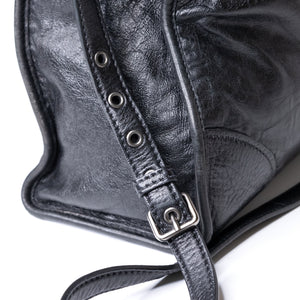 MIUMIU TOTE BAG CALFSKIN LEATHER BLACK