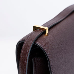 HERMES CONSTANCE MINI EPSOM ROUGH SELLIER GHW STAMP Z