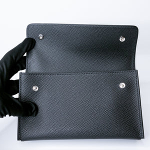 HERMES SNAP WALLET EPSOM SHW STAMP K