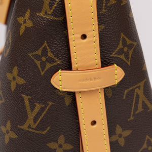 LOUIS VUITTON CARRYALL PM BROWN MONOGRAM CANVAS GHW (MICROCHIP)