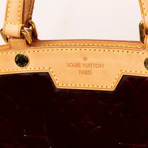 LOUIS VUITTON VERNIS BREA MM BAG MONOGRAM PATENT AMARANTE GHW