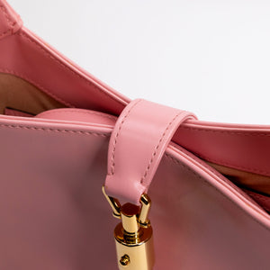 GUCCI JACKIE 1961 PINK LEATHER GHW