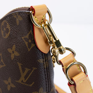 LOUIS VUITTON BOULOGNE PM MONOGRAM CANVAS/ LEATHER NATURAL GHW (MICROCHIP)