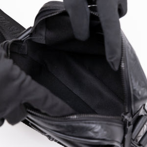 LOUIS VUITTON GETAWAY MESSENGER  BLACK MONOGRAM SHADOW LEATHER BLACK HARDWARE