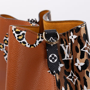 LOUIS VUITTON GIANT JUNGLE NEONOE MULTICOLOUR SHOULDER BAG GHW