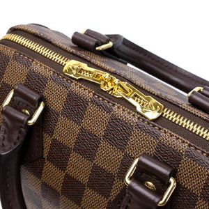 LOUIS VUITTON DAMIER EBENE SPEEDY BANDOULIERE 20 GHW (MICROCHIP)