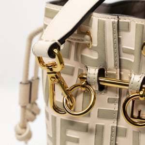 FENDI MON TRESOR MINI BUCKET BAG BEIGE GHW