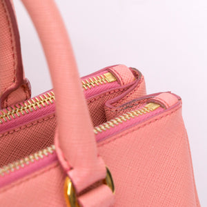 PRADA SAFFIANO SMALL TOTE BAG PINK GHW