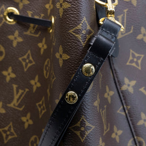 LOUIS VUITTON NEONOE MM MONOGRAM BLACK GHW