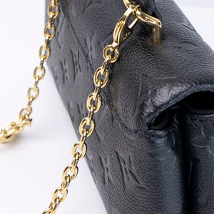 LOUIS VUITTON NANO MADELEINE MONOGRAM EMPREINTE LEATHER BLACK GHW (MICROCHIP)