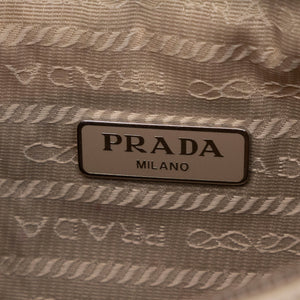 PRADA RE-EDITION 2000 SHOULDER BAG BEIGE NYLON SHW