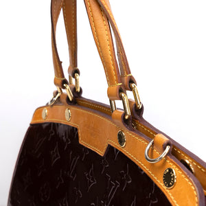 LOUIS VUITTON VERNIS BREA MM BAG MONOGRAM PATENT AMARANTE GHW