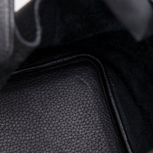 HERMES PICOTIN 18 LOCK BAG BLACK SHW STAMP C
