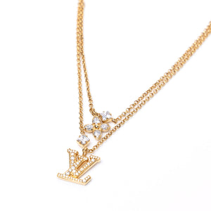 LOUIS VUITTON LADY LV NECKLACE M01845