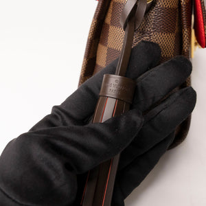 LOUIS VUITTON CROISETTE DAMIER EBENE CANVAS GHW