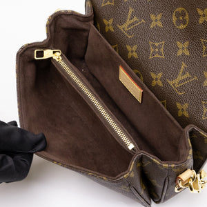 LOUIS VUITTON POCHETTE METIS EAST WEST BROWN / MUTICOLORED MONOGRAM CANVAS