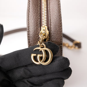 GUCCI OPHIDIA GG MINI ROUND BAG