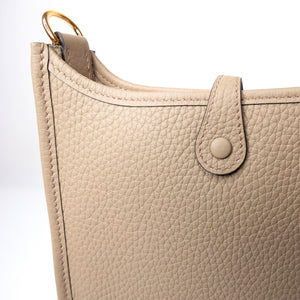 HERMES EVELYNE 16 CLEMENCE BEIGE MARFA GHW STAMP W