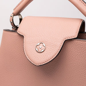 LOUIS VUITTON CAPUCINES BB LIGHT PINK TAURILLON CALFSKIN LEATHER SHW