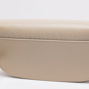 CHRISTIAN DIOR BOBBY EAST WEST BAG BEIGE CALFSKIN LEATHER GHW