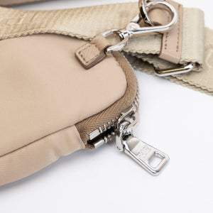 PRADA RE-EDITION 2005 SHOULDER BAG RE-NYLON BEIGE SHW